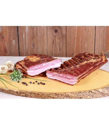 100g Bauerngeselchtes Bauchfleisch