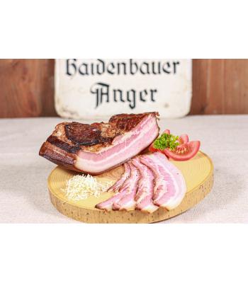 100g Bauerngeselchtes Bauchfleisch gekocht